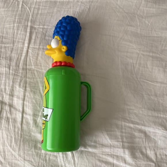 The Simpsons bottle cooler tumbler marge C.C lemon 2001 vintage rare - Picture 3 of 6